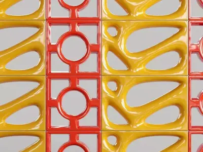 Cobogo Color Bricks Collection 3 3D model