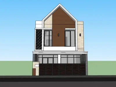Minimalis House 3D model