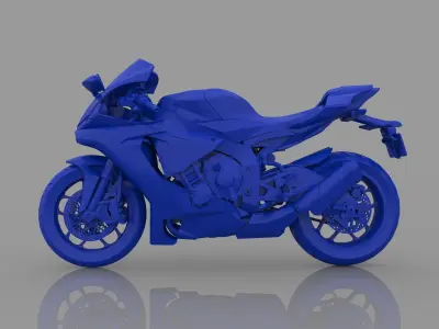 YAMAHA YZF - R1 3D MODEL CUSTOM READY PRINTING STL FILE 3D print model