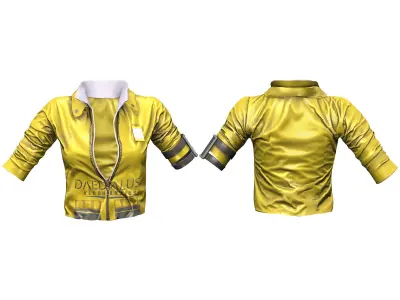 Space Mechanic Girl Outfit Low-poly 3D model