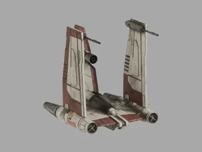 V-19 Torrent Starfighter - Star Wars  3D model