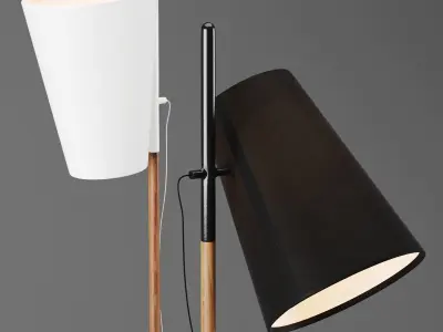 Hideout floor lamp 3D model