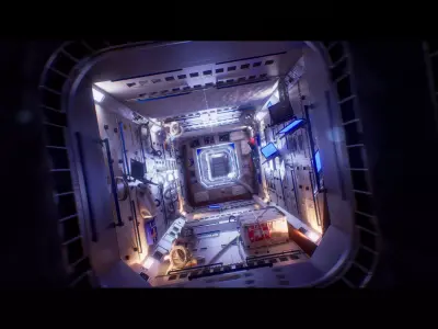 Space Station Interior Essentials 3D Model Pack