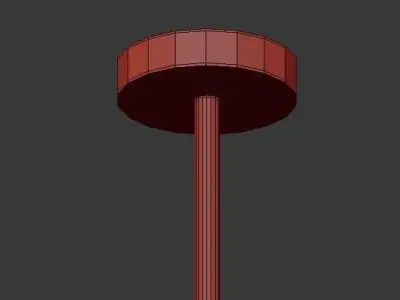 China Glass Chandelier 3D model