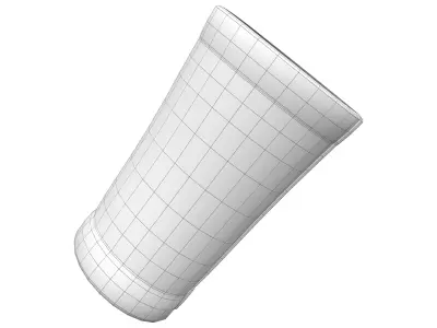 Female Roman Arm Bands Low-poly 3D model