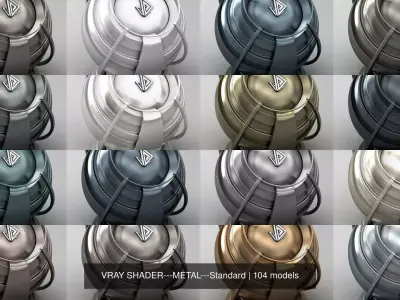 VRAY SHADER---METAL---Standard Texture
