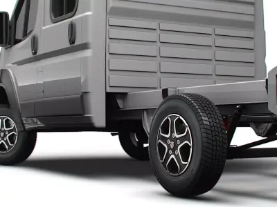 Peugeot Boxer Chassis DoubleCab L2 2026 3D model