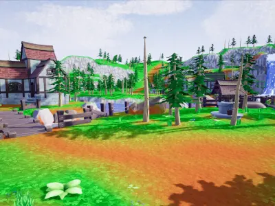 Stylized Modular Medieval Pack Low-poly 3D model