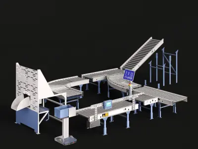 Archmodels vol 295 - factory and warehouse equipment 3D model