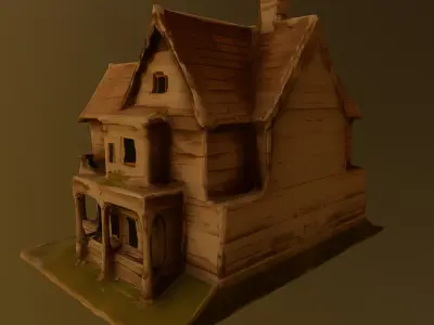Haunted-House 3D model