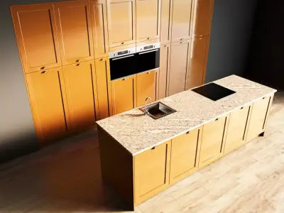 26-Kitchen2 glossy 3 3D model