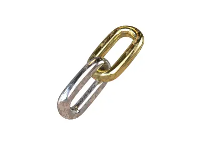 Chain Link Icon v1 004 Low-poly 3D model