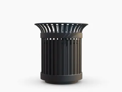 NYC Trashcan 3D model