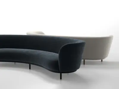 Dandy 4 Seater Sofa 3D model
