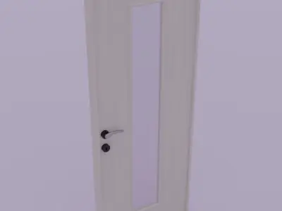 Interior Door V3 3D model