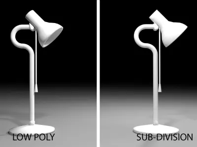 Gooseneck Lamp 1 3D model