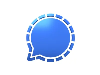 Signal Logo v1 003 Free low-poly 3D model