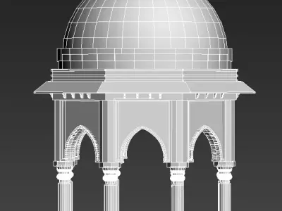 Indian Dome Structure 3D model