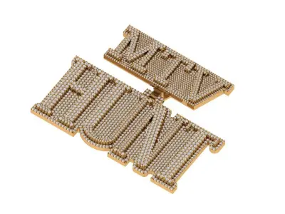 HipHop Pendant 3D print model