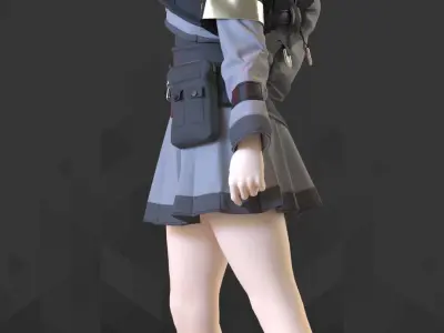 Sci-Fi Fantasy Wear - 58 Marvelous Designer and Clo3D 3D model