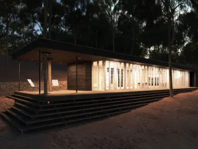 Photorealistic House Scene 3D model