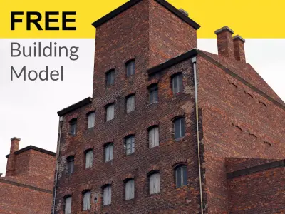 Free Building Model Free low-poly 3D model