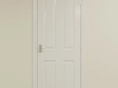 Canterbury Interior Door Set Low-poly 3D model