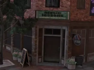 BUILDING 1 FBX READY FOR GAME Free low-poly 3D model