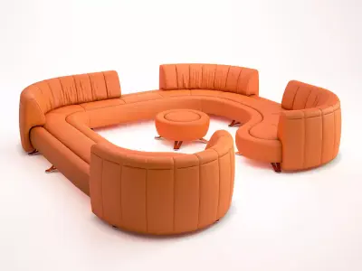 DS 1064 Modular Sofa 3D model