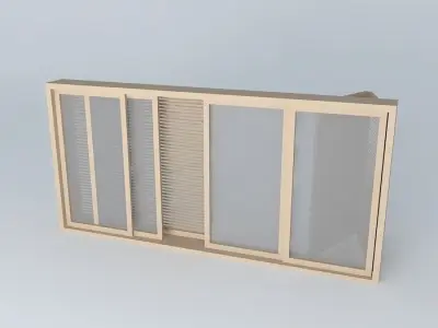 janelaedson sliding door Free 3D model