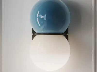 Twin wall sconce from SKLO 3D model