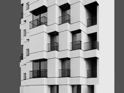 RESIDENTIAL BUILDING NO108 A 3D model