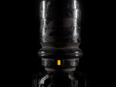 Robot  8K ready for game  Low-poly 3D model