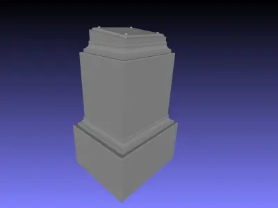 Time Machine - Dedication Pedestal 3D model