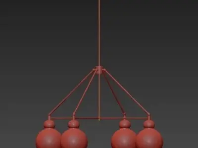 Drop light 3D model purchase