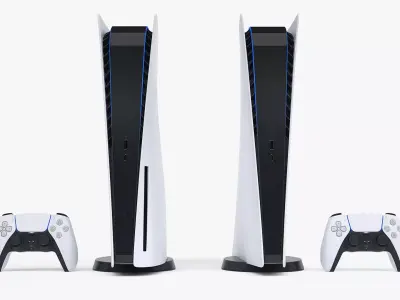 Sony PlayStation 5 with DualSense  3D model