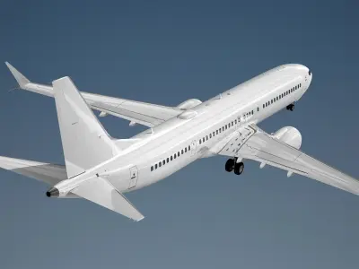  Boeing 737-9 MAX Generic White 