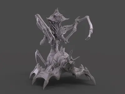 StarCraft2 Queen 3D print model