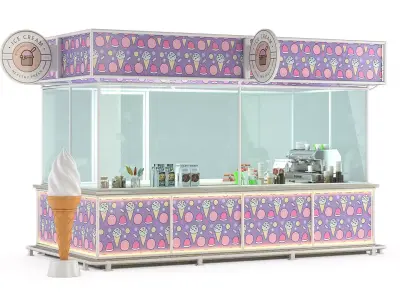 Ice Cream Shop 3D model