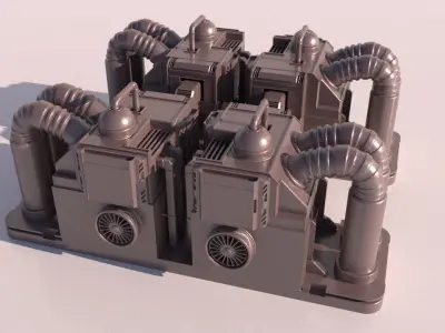 SCI-FI PROPS for 3Dprint 3D print model