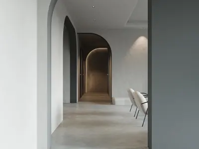 apartment interior scenes     3D model 2