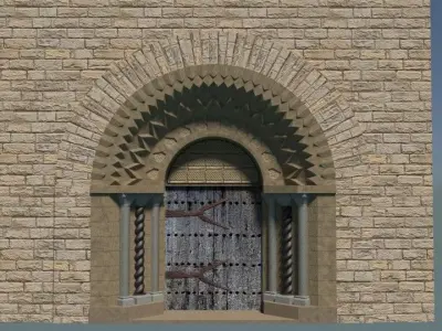 Norman Gate 3D model