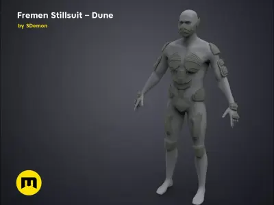 Fremen Stillsuit from Dune 2020 3D print model