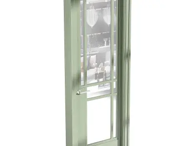 Modern entrance door 53 3D model