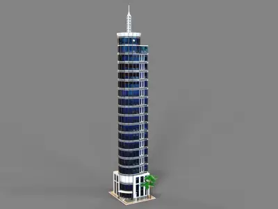 Lego hotel 3D model