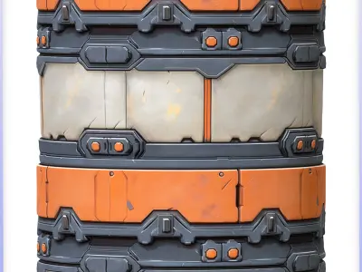 SciFi Seamless Texture Texture 4