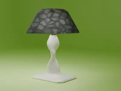 A Contemporary Table Lamp Design Low-poly 3D model