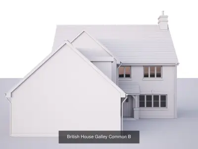 British House Galley Common Collection 3D Model Pack