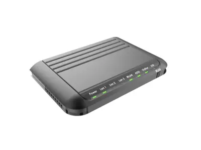 Modem router concept 3D print model