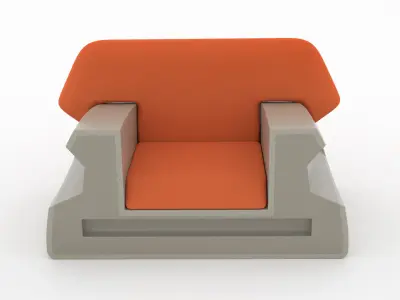 Jedi Council Room Chair Mace 1-6 Scale Hottoys 3D print model